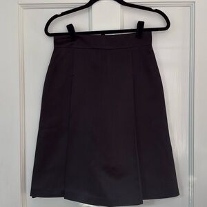AKRIS Black Satin Skirt Size 6